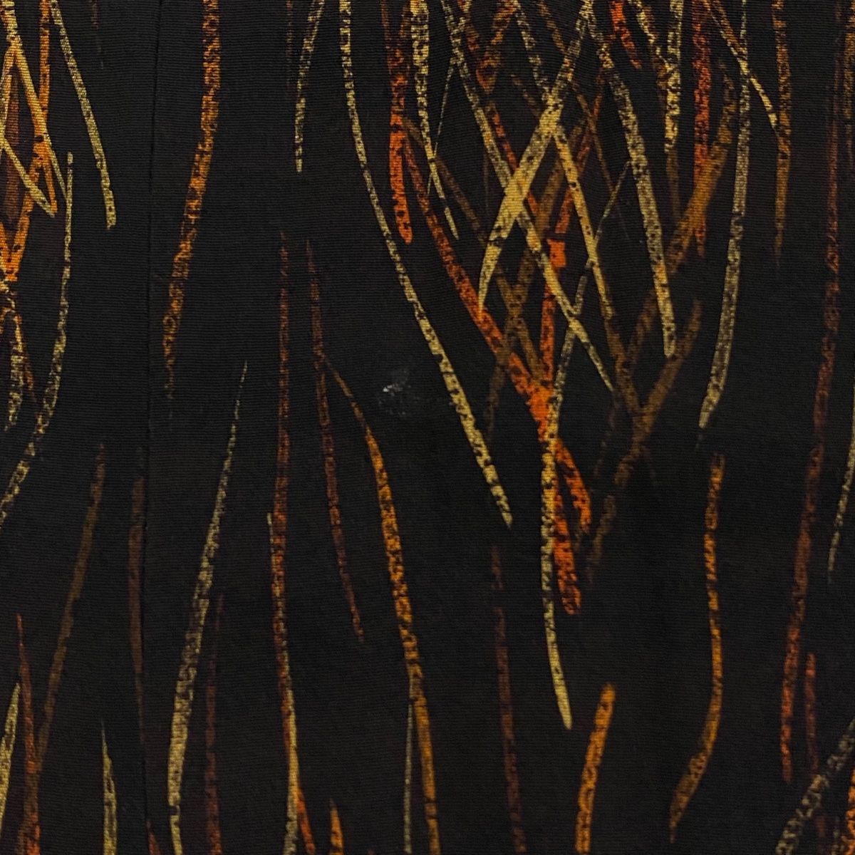  道行 身丈112 cm 裄丈65 M 和装コート 角衿 幾何学 焦茶色 正絹 羽織 着物 浴衣