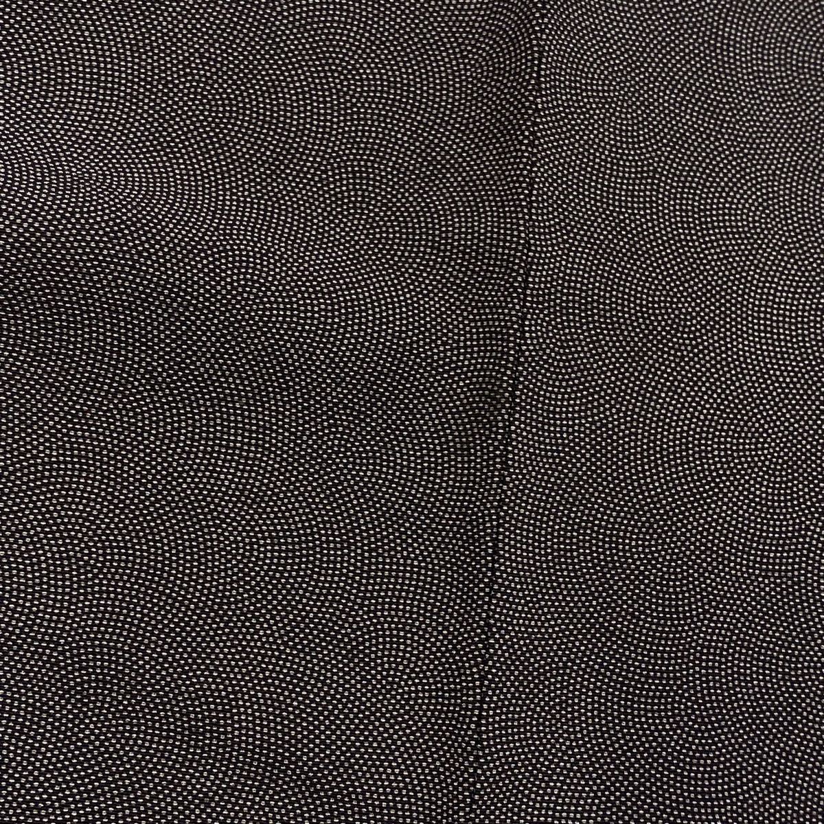  付下げ 身丈161 cm 裄丈67 M 袷 胴抜き 草花 鮫 茶紫 正絹 秀品 訪問着 付け下げ 着物