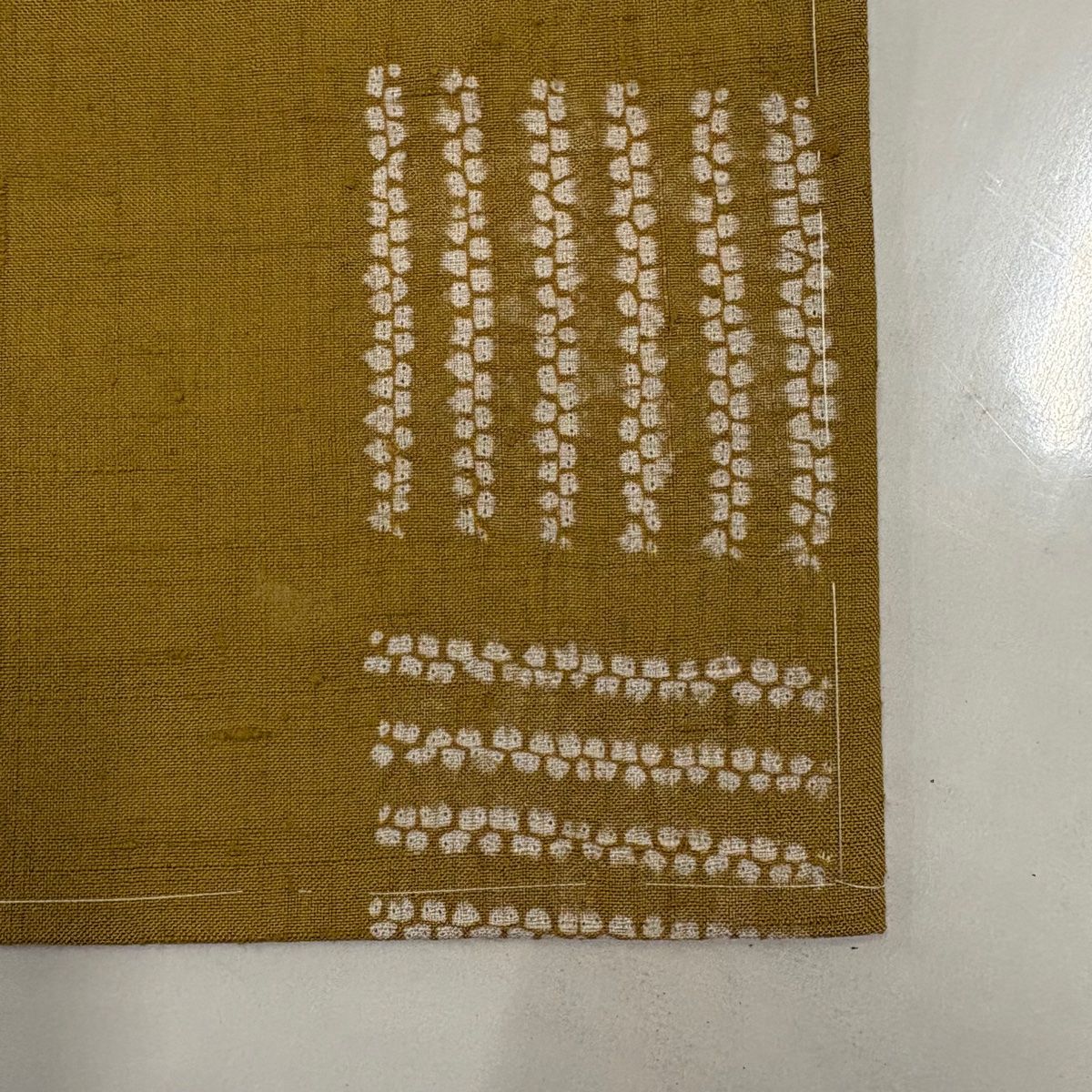 美品】 付下げ 身丈159cm 裄丈66.5cm M 袷 紬地 さるかに合戦 菱 絞り