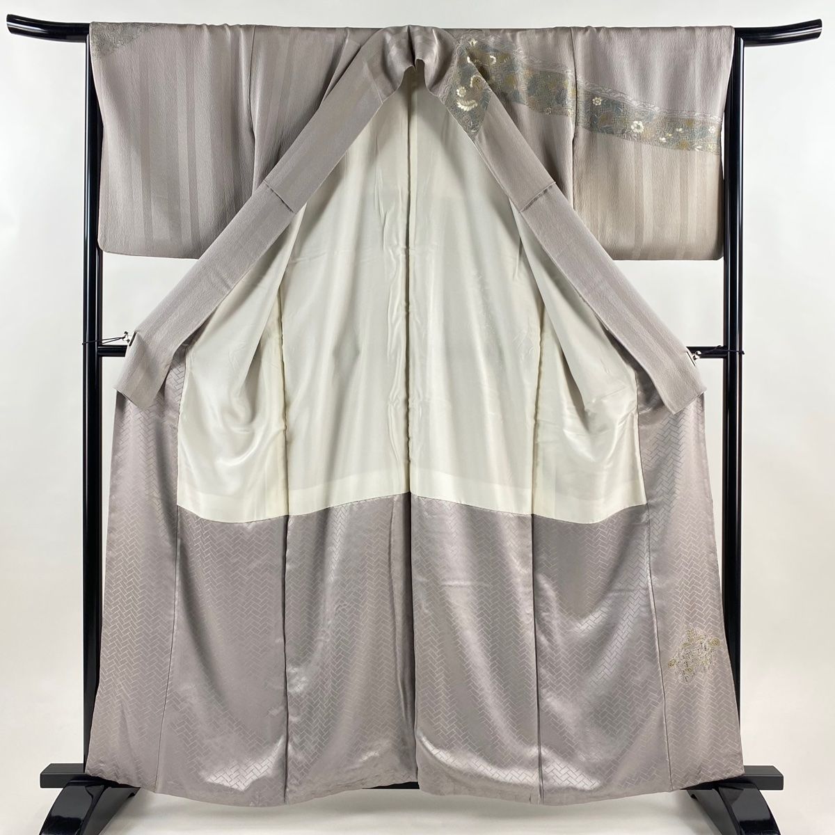 草花 幾何学模様