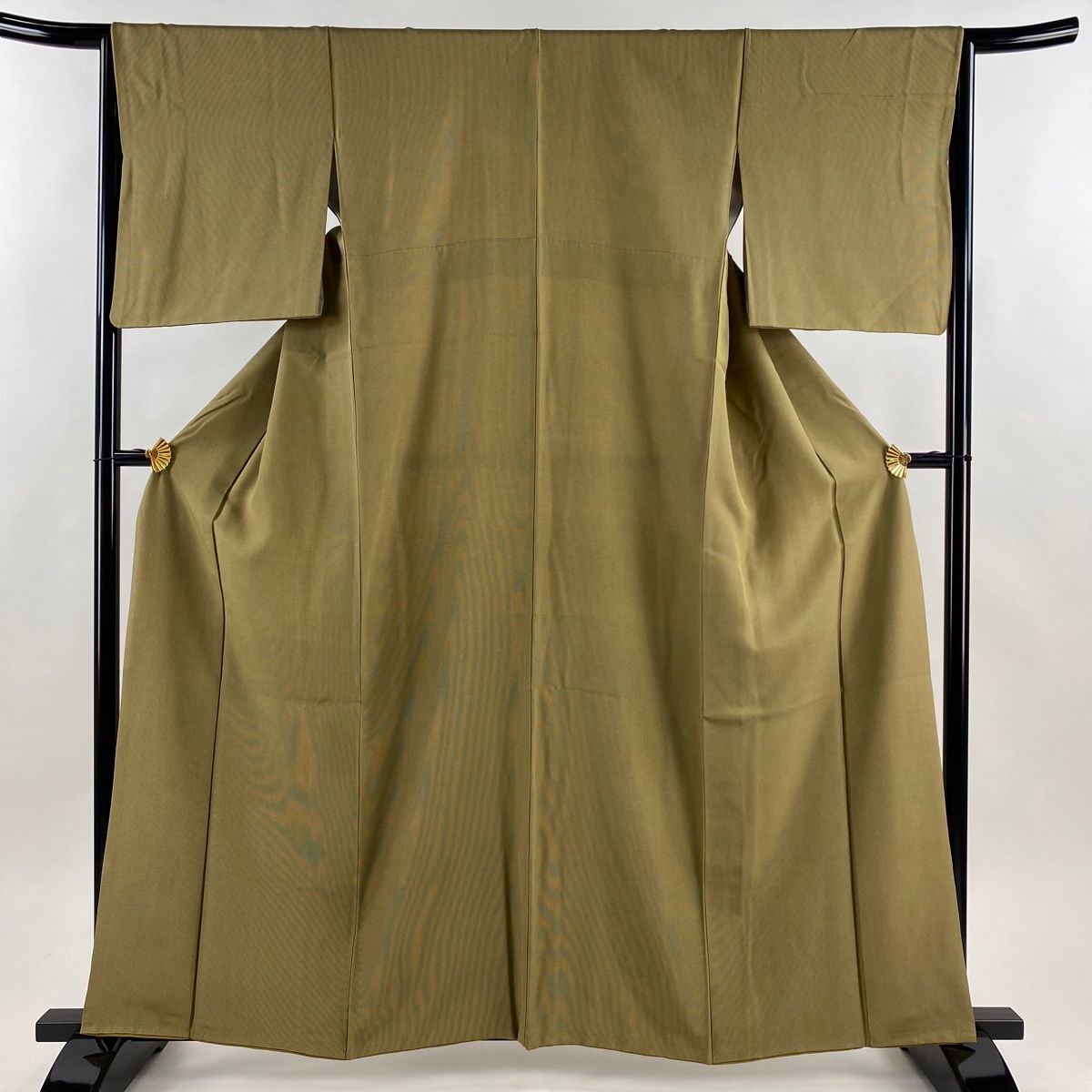 江戸小紋 身丈161.5 cm 裄丈65 M 袷 万筋 薄茶色 正絹