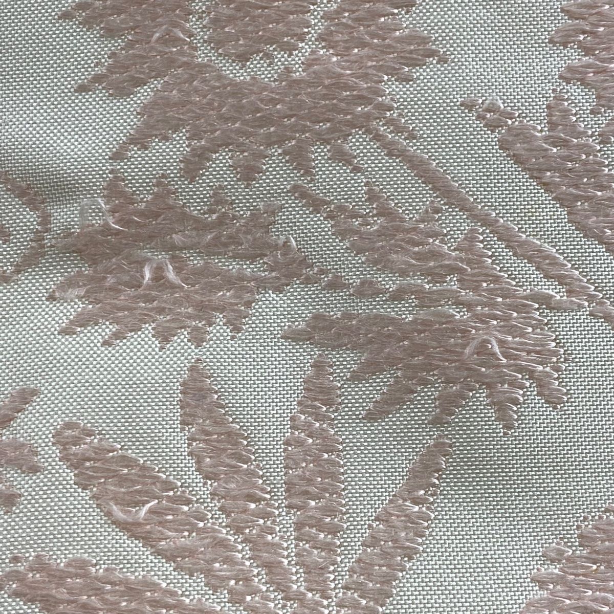  名古屋帯 関西仕立て 草花 クリーム 正絹 名古屋帯 帯