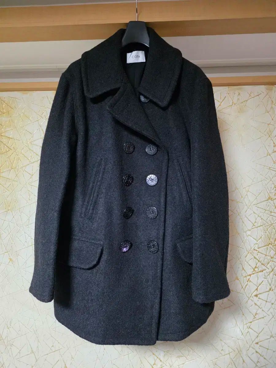 CIOTA ピーコート サイズ 6 105程度 実際に着用 5回程度 ブラック