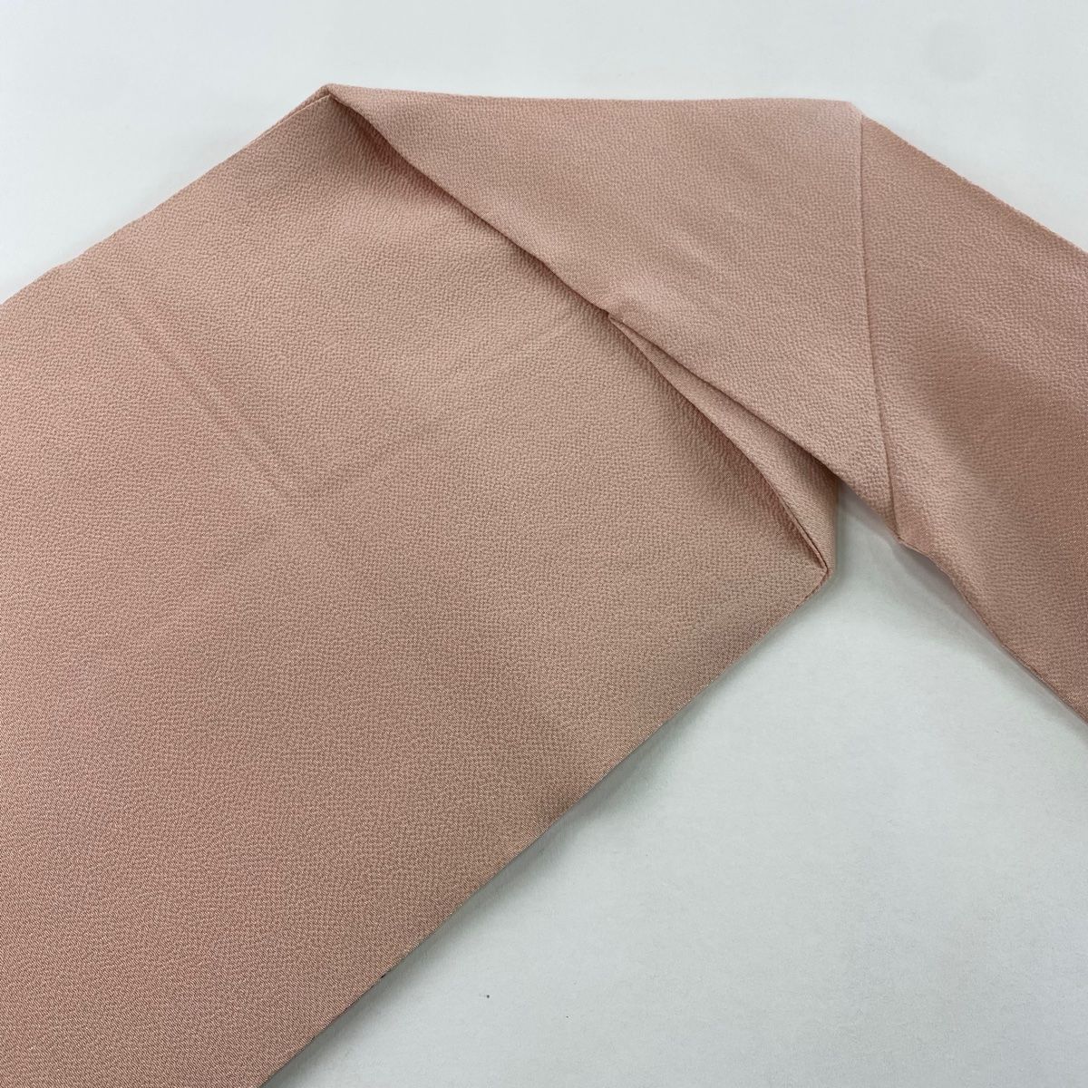  名古屋帯 秀品 辻が花柄 雲文 ぼかし 縮緬 薄ピンク 正絹 名古屋帯 帯