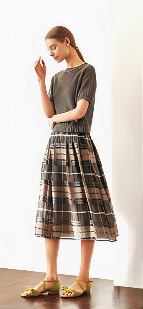 FOXEYフォクシー 43257 スカート オーロラ40