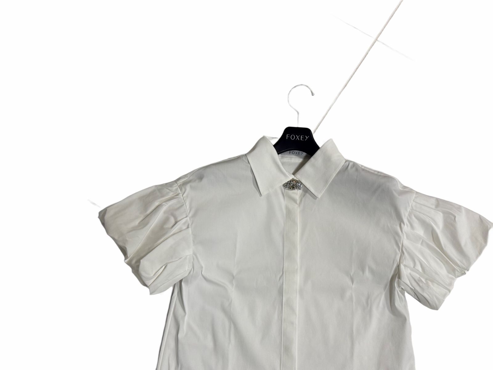 FOXEY フォクシーブティック ブラウス フレンチパフ 38