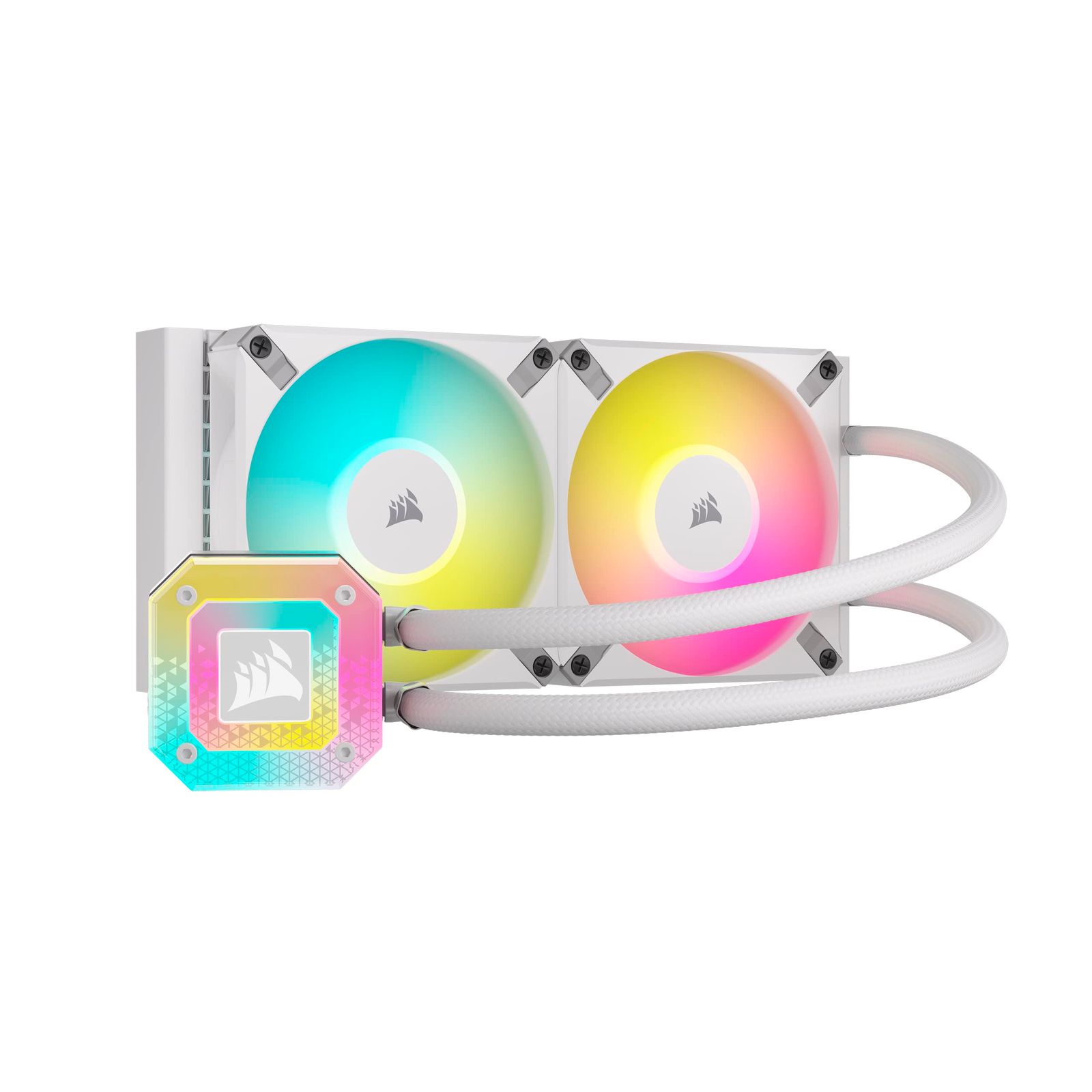 CORSAIR H100i Elite Capellix XT WHT 水冷式CPU クーラー CW-9060072-WW FN1851