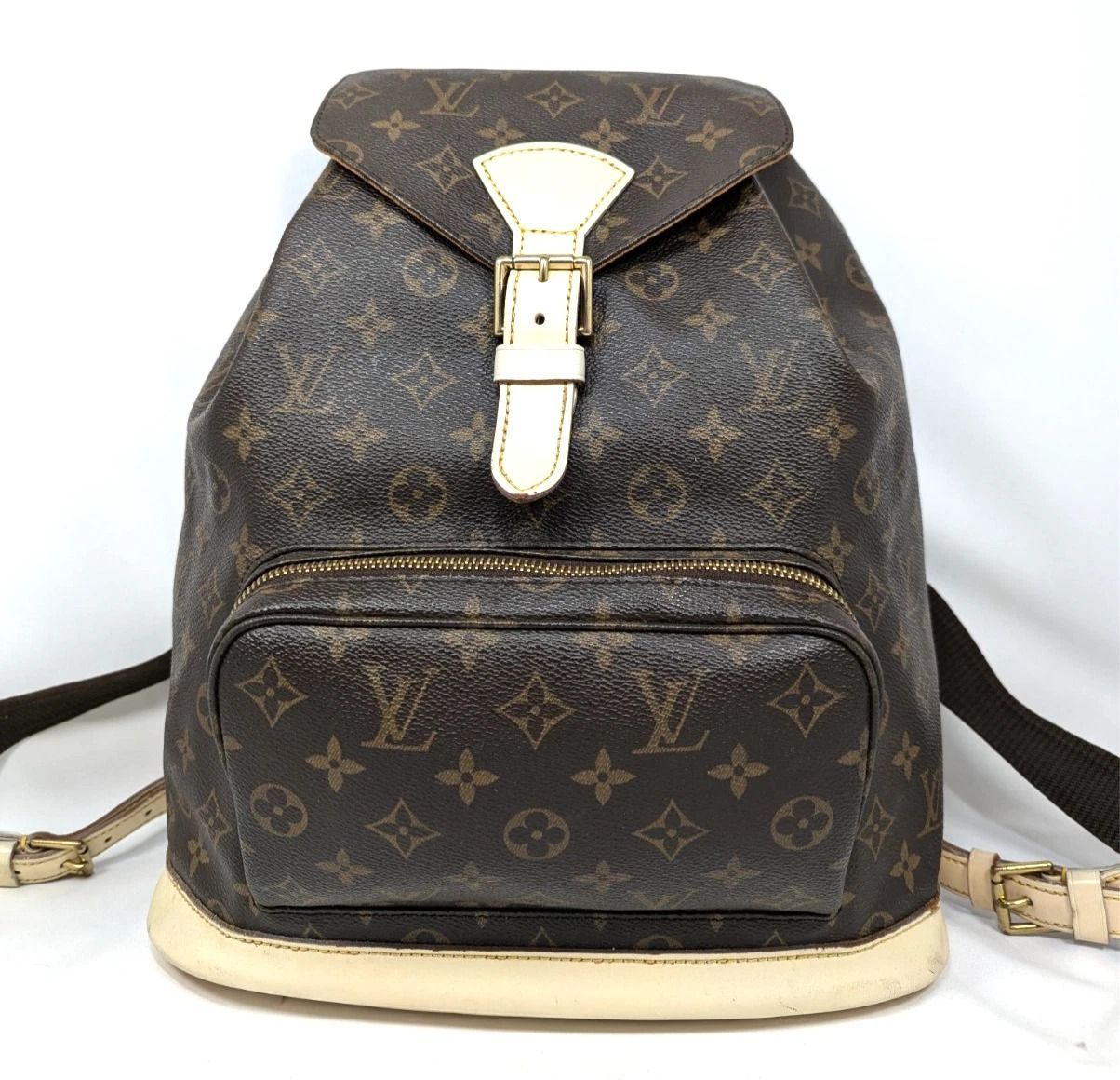 本物 ルイ ヴィトン リュックサック モンスリ GM モノグラム M51135 LOUIS VUITTON バッグ レディース メンズ ヴィンテージ