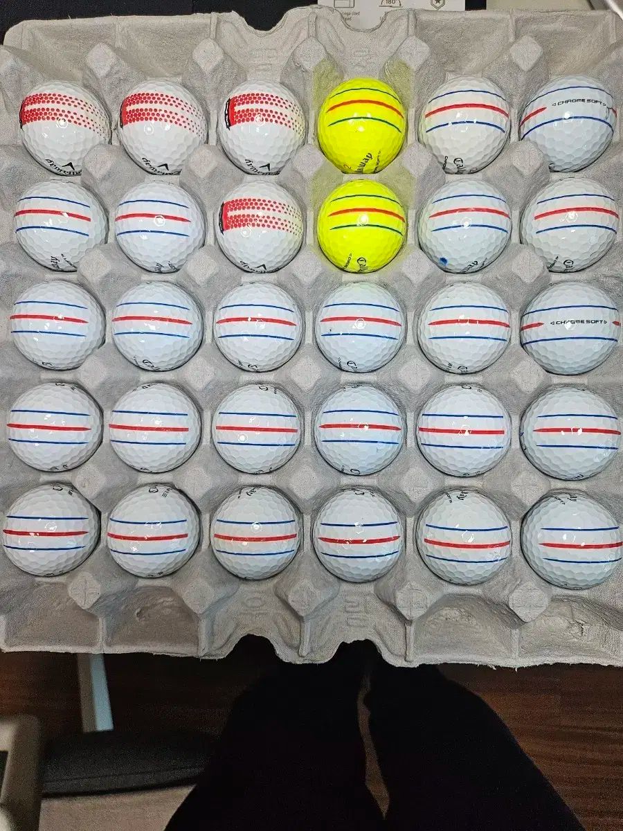 キャロウェイ ストライプ ロストボールS級17 A 級13個