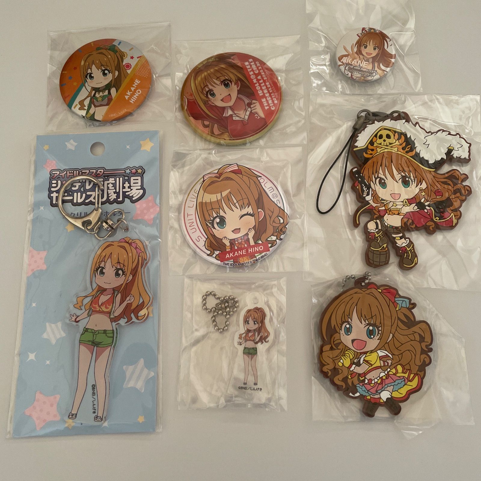 日野茜 アイドルマスターシンデレラガールズ アクキーほか計8点 id:8l6