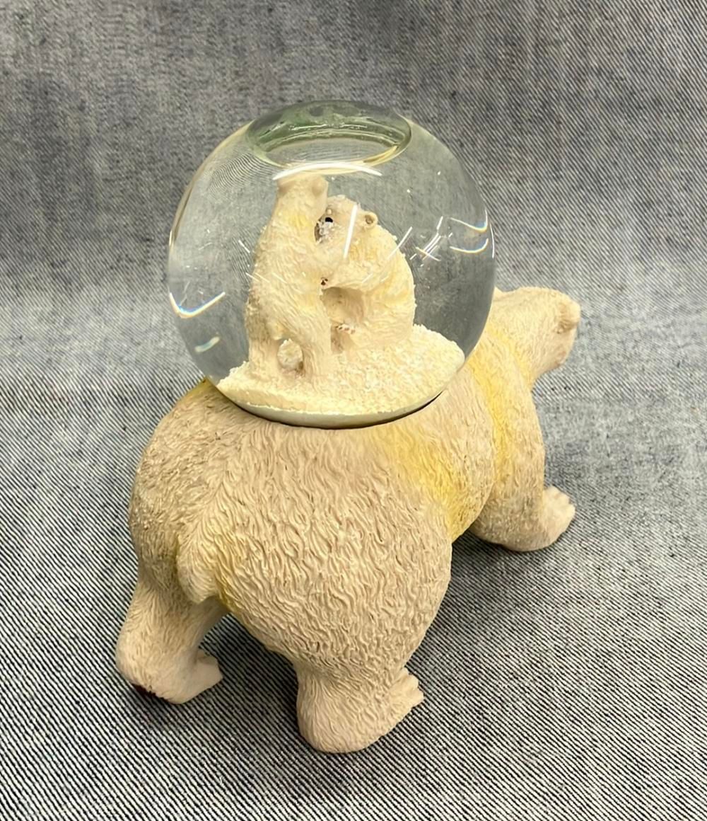 Twinkle シロクマの親子 スノードーム