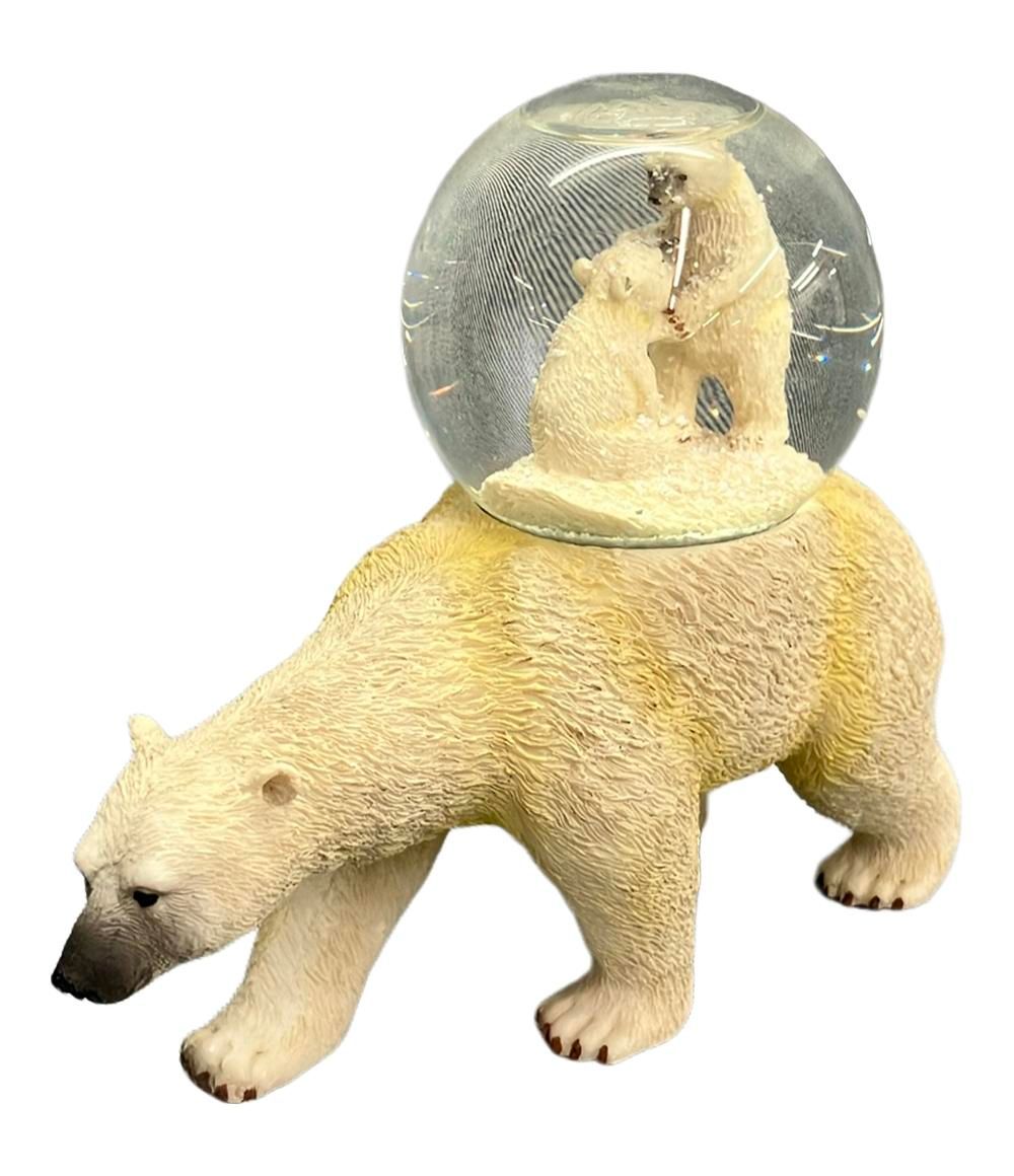 Twinkle社製 スノードーム シロクマの親子 Twinkle シロクマの親子 スノードーム