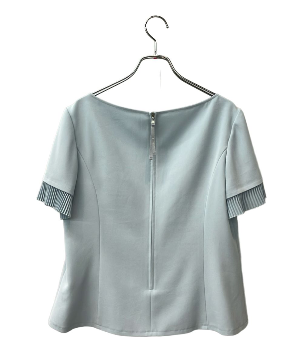フォクシー ニューヨーク 半袖シャツ Blouse Trinete ベビーブルー 43729 NATOX601PR-2 レディース SIZE 40 M FOXEY NEW YORK