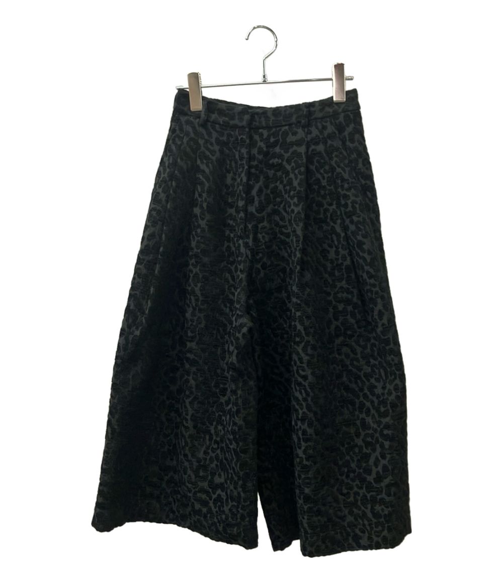 アロー レオパードジャガードパンツ PANTALON AMARI 22AW レディース SIZE 0 XS aLORS