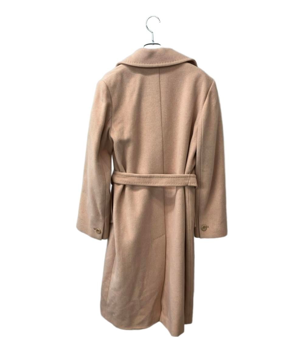 マックスマーラ ストゥディオ チェスターコート シルクアンゴラ混ダブルチェスターコート ベルテッドコート 60161733000 レディース SIZE 42 L MAX MARA Studio