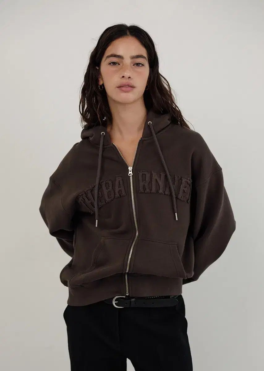 ザ バーネット Forde Zip-up Hoodie Jacket チャコール