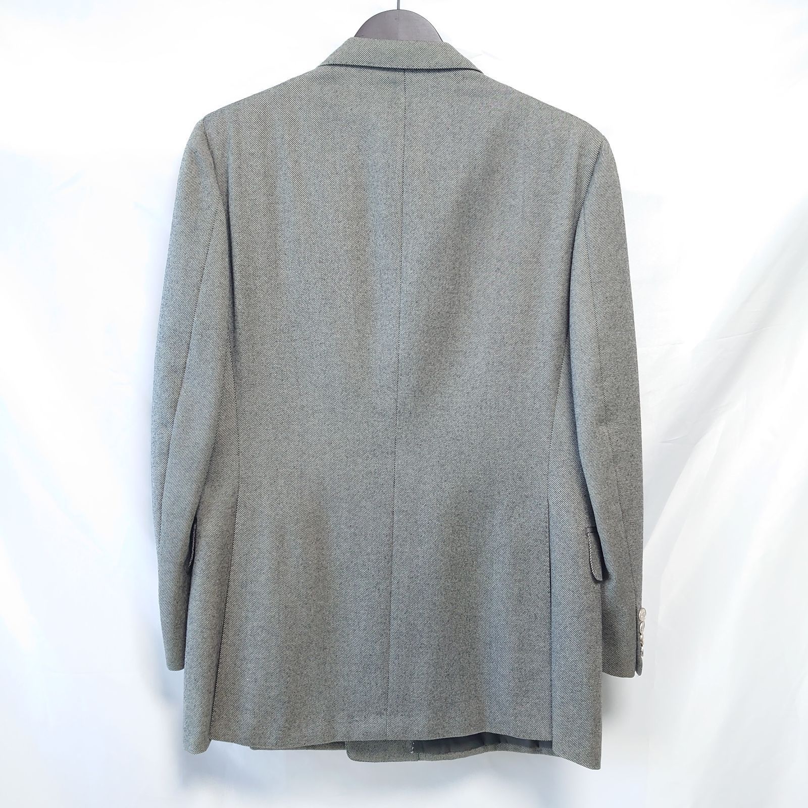 BURBERRYS prestige collection テーラード ダブル ジャケット 銀