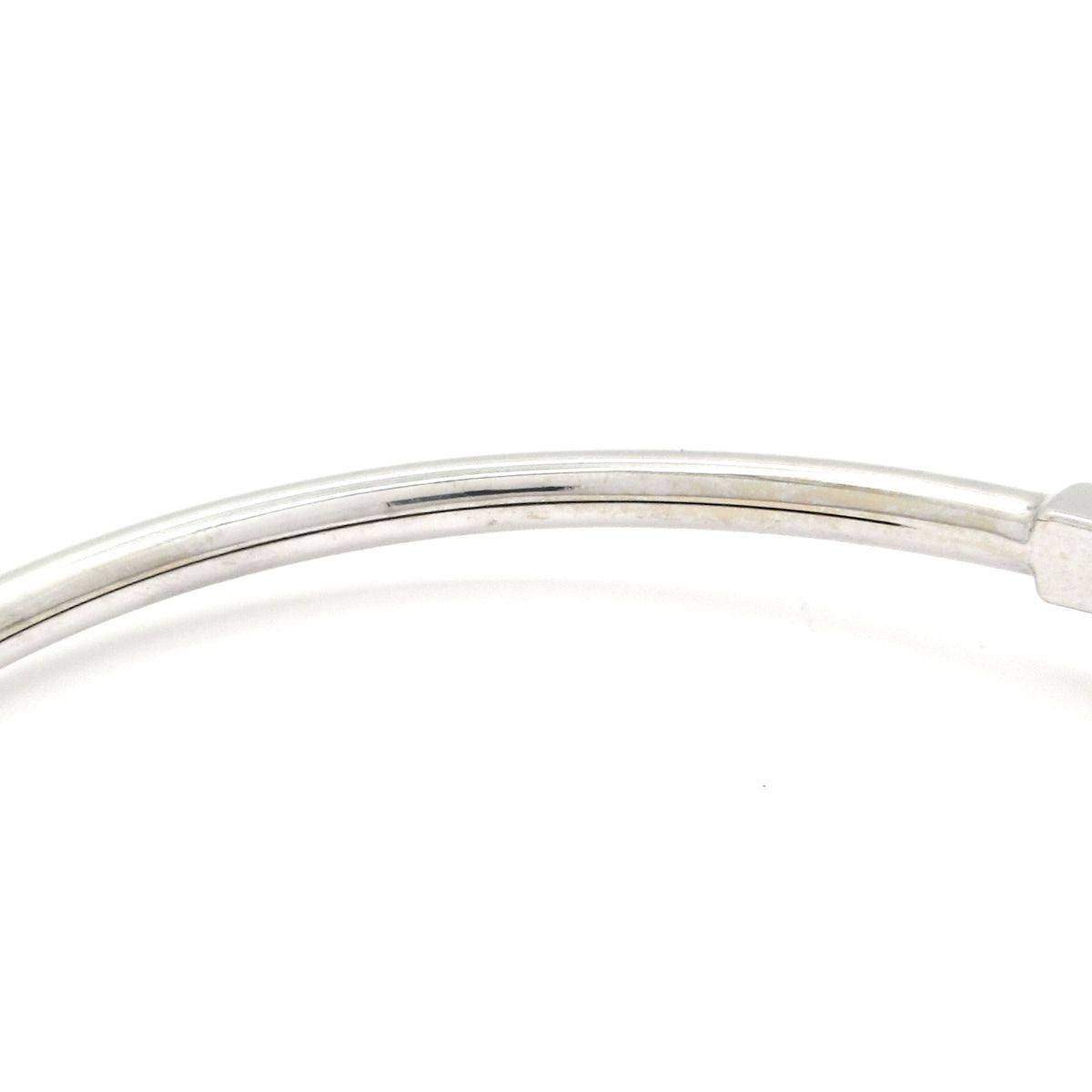 TIFFANY&Co.(ティファニー) バングル美品 Tワイヤーブレスレット K18WG