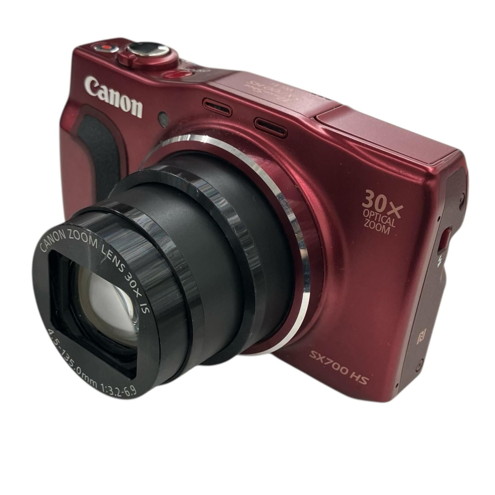 186000 動作 済み canon キャノン コンパクトデジタルカメラ PowerShot SX700 HS PC2047 レッド