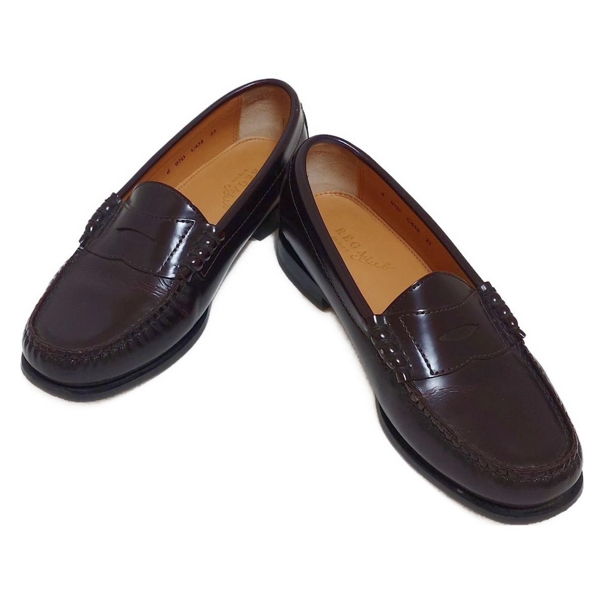 REGAL リーガル ローファー 23 レディース - ダークブラウン レザー