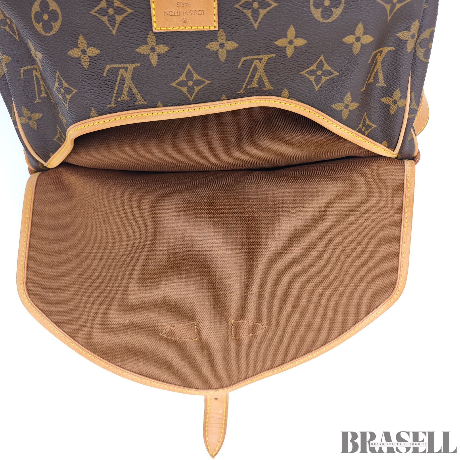  LOUIS VUITTON ソミュール30 M 42256 バッグ ショルダーバッグ フラップ ブラウン レディース 保存袋 ショルダーバッグ ショルダーバッグ