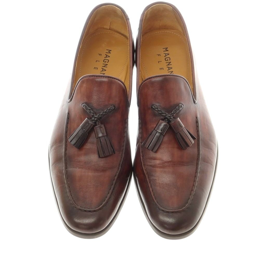 マグナーニ MAGNANNI タッセルローファー ブラウン サイズ40 メンズ