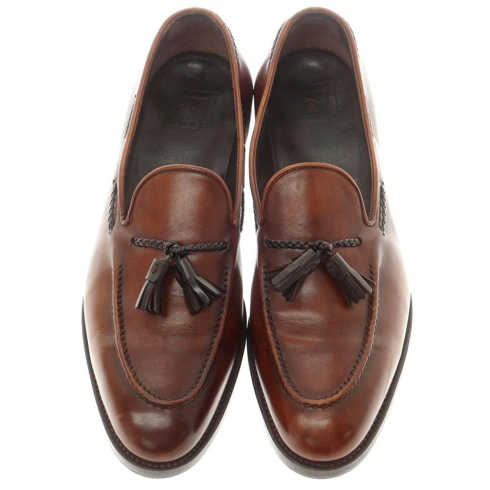 サンヨウ ヤマチョウ 三陽山長 タッセルローファー ブラウン サイズ8 メンズ