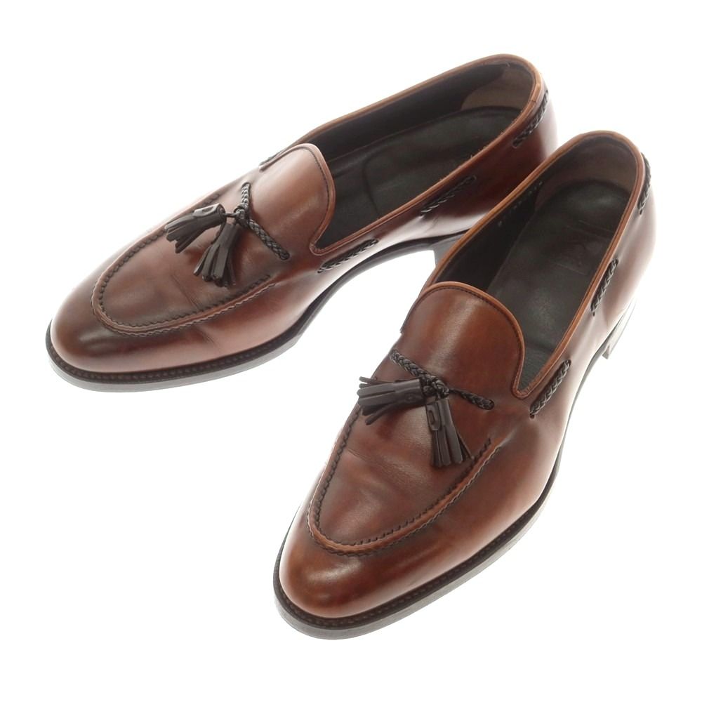 サンヨウ ヤマチョウ 三陽山長 タッセルローファー ブラウン サイズ8 メンズ