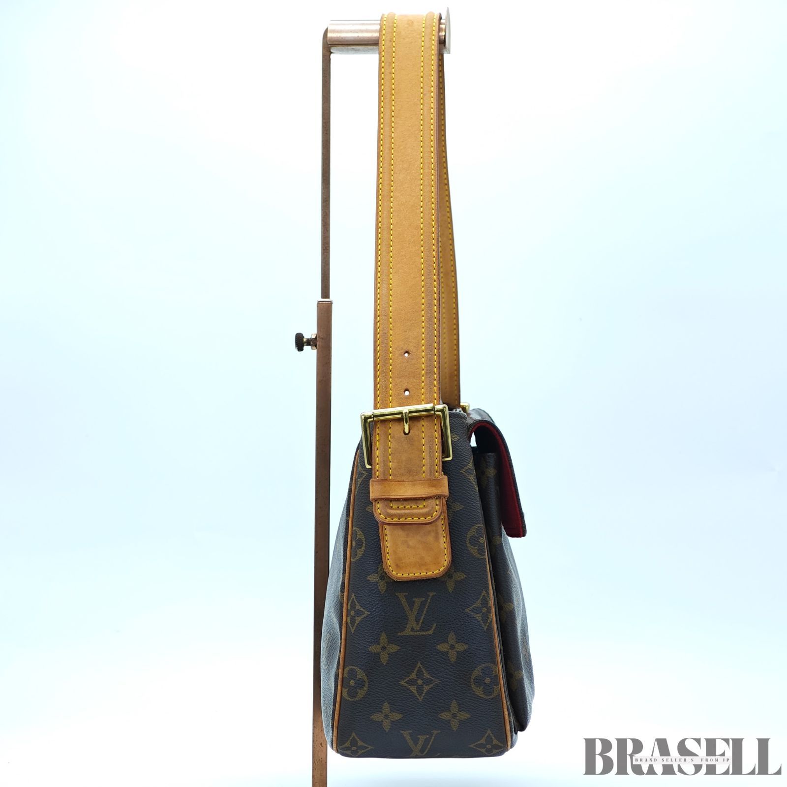 LOUIS VUITTON ヴィバシテ GM M51163 バッグ トートバッグ スクエア マロンブラウン レディース MERCADOAVALIA_COM_BR