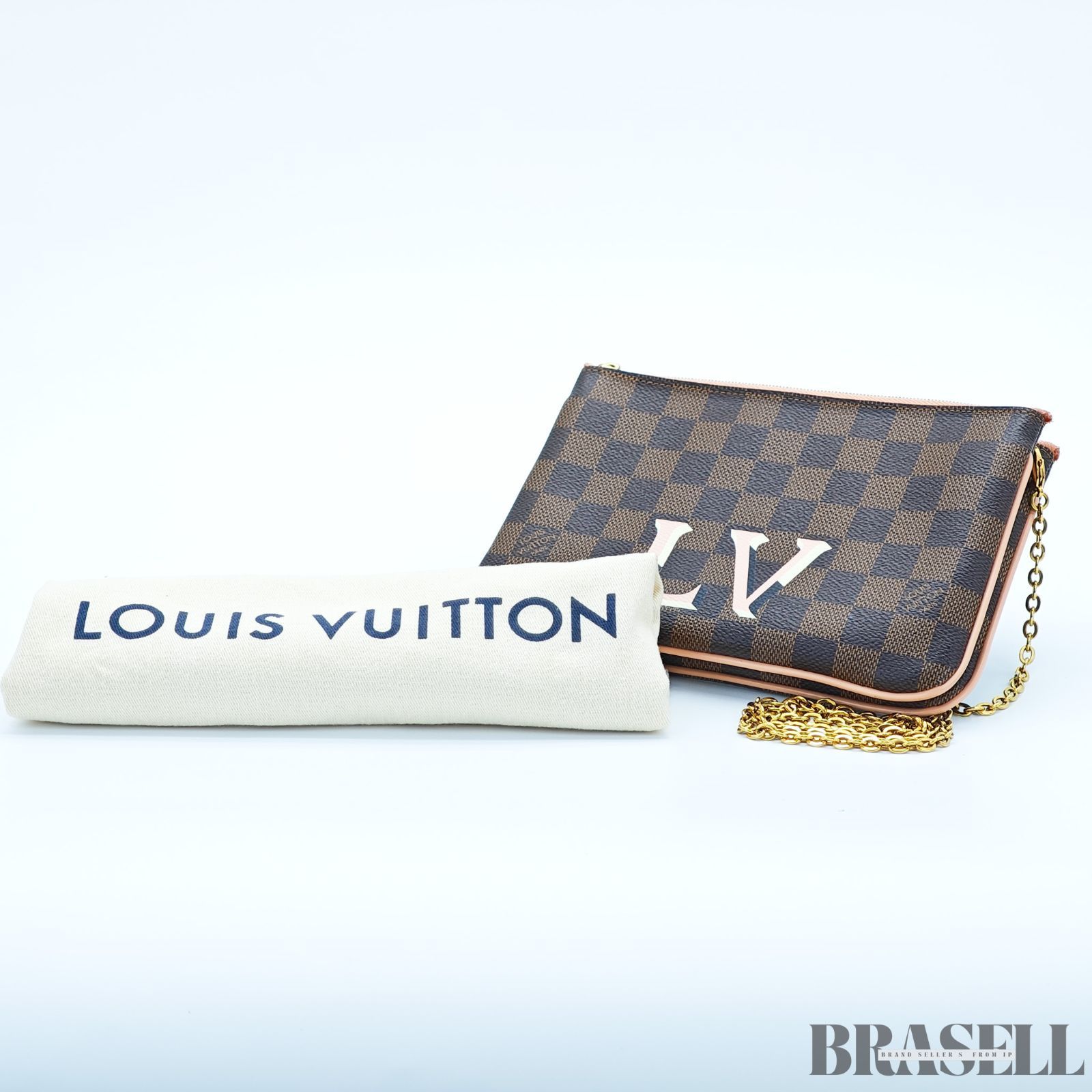 LOUIS VUITTON ダミエ ドゥーブル N60254 バッグ ショルダーバッグ 薄型 ダミエ レディース メンズ 保存袋