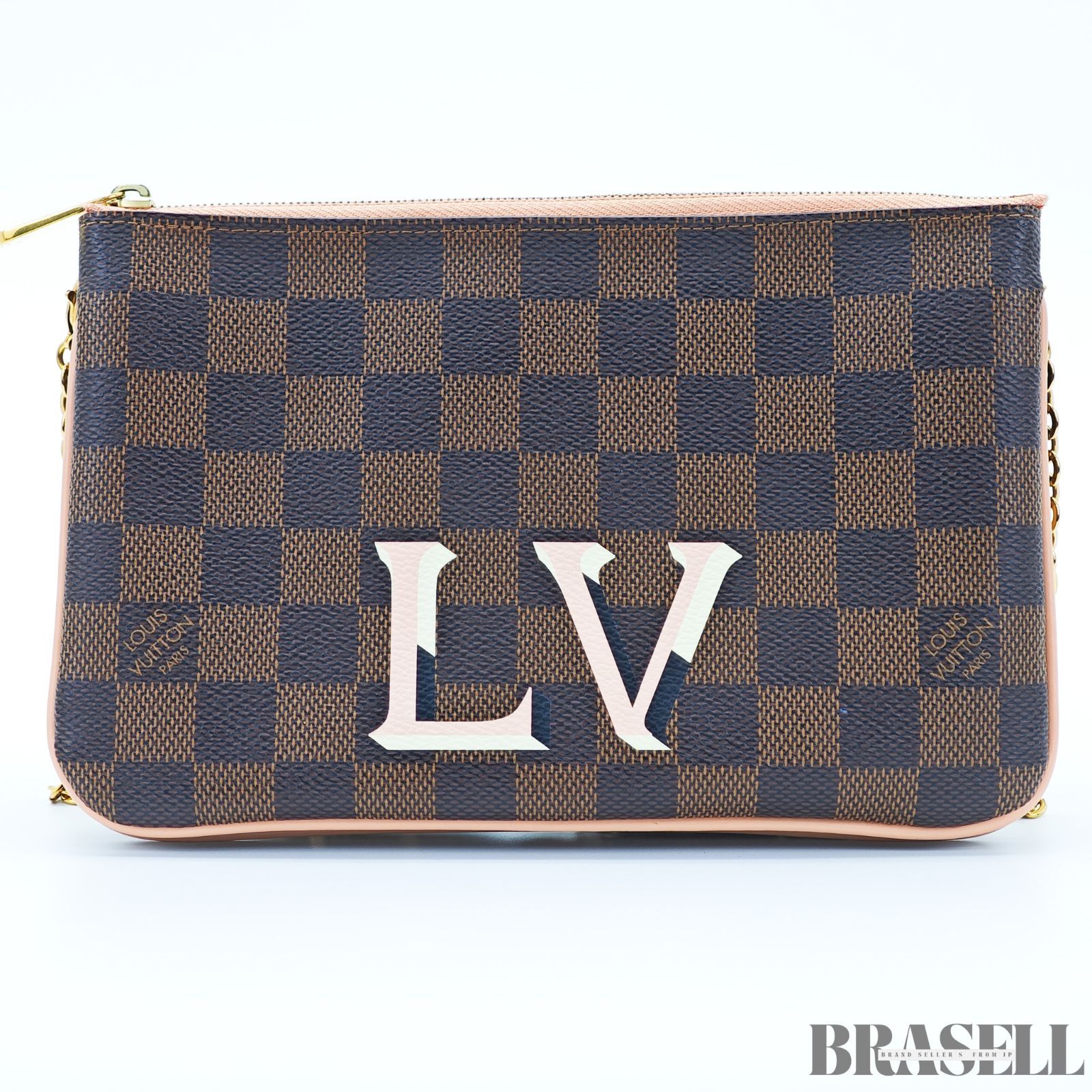 LOUIS VUITTON ダミエ ドゥーブル N60254 バッグ ショルダーバッグ 薄型 ダミエ レディース メンズ 保存袋