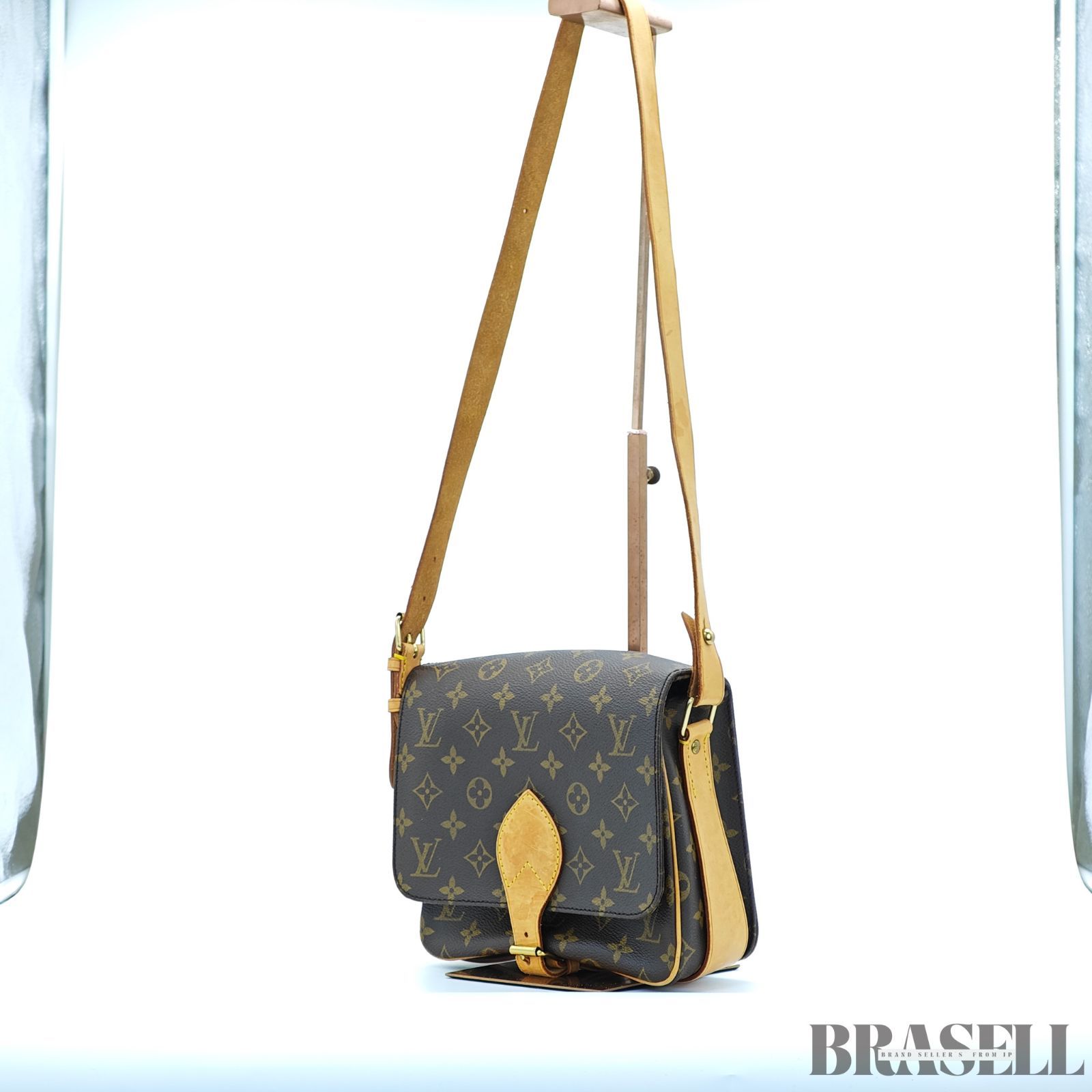 LOUIS VUITTON カルトシエールMM M51253 バッグ ショルダーバッグ フラップ マロンブラウン レディース メンズ