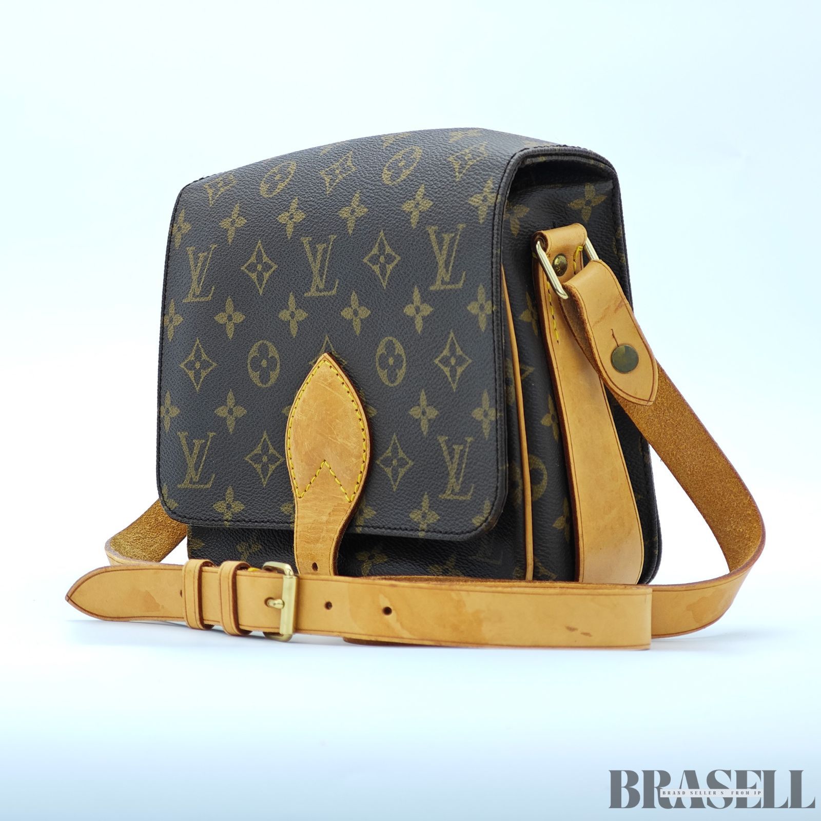 LOUIS VUITTON カルトシエールMM M 51253 バッグ ショルダーバッグ フラップ マロンブラウン レディース メンズ