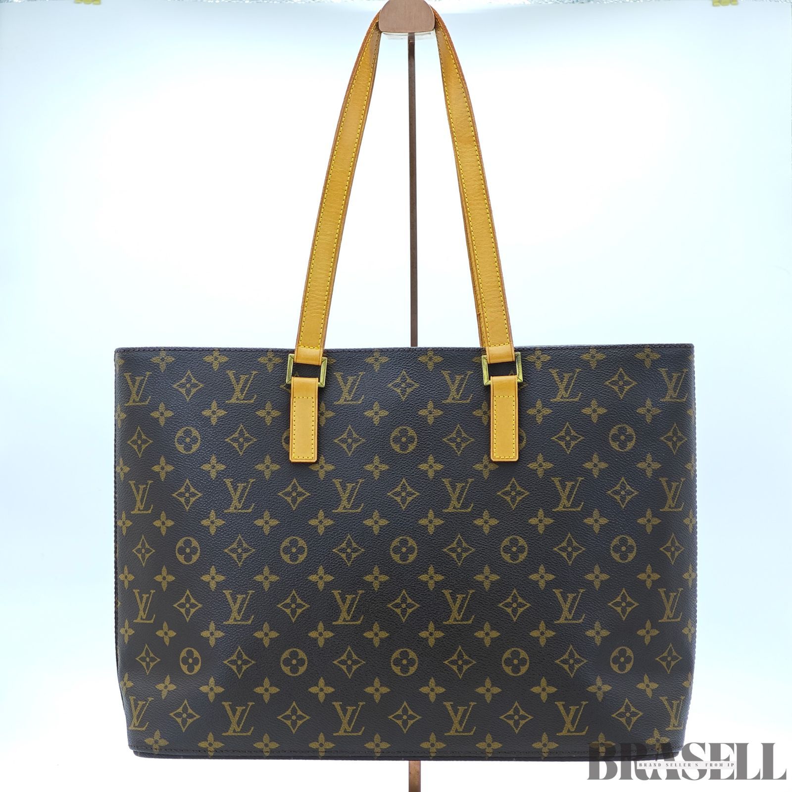 LOUIS VUITTON ルコ M51155 バッグ トートバッグ 大容量 通勤 ブラウン レディース