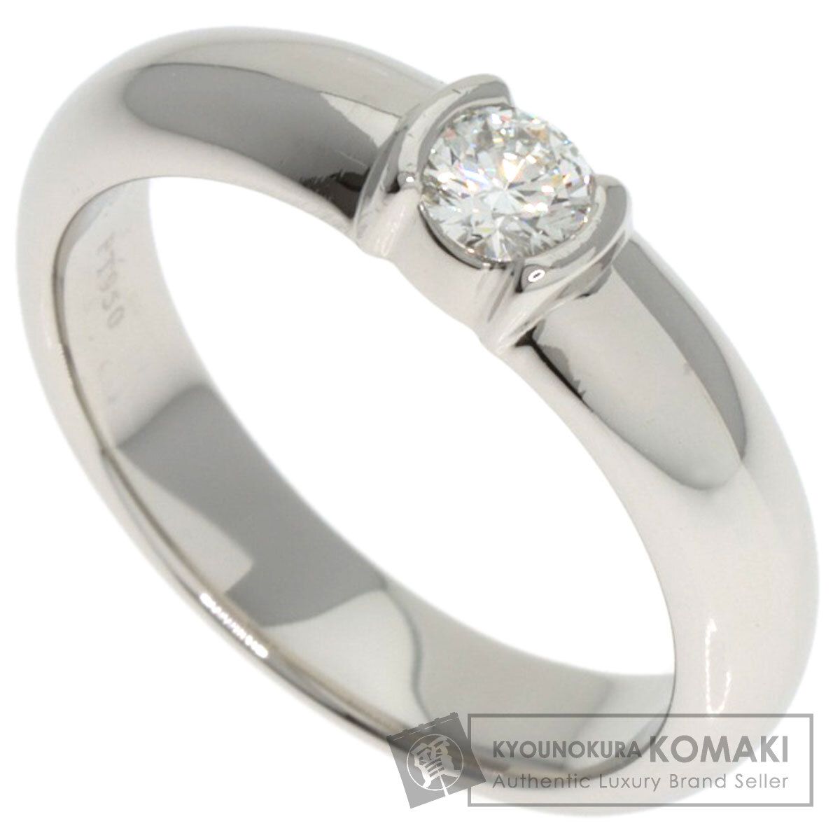 TIFFANY-Co. ティファニー ドッツ ダイヤモンド リング 指輪 PT950 レディース