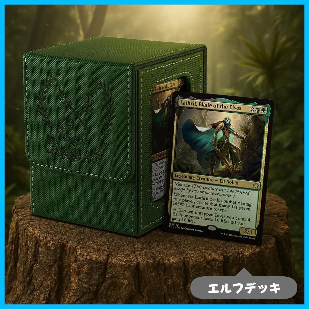 数量限定】仕切り2つとトップローダー1つ付き 縦入れ 革 三重スリーブ