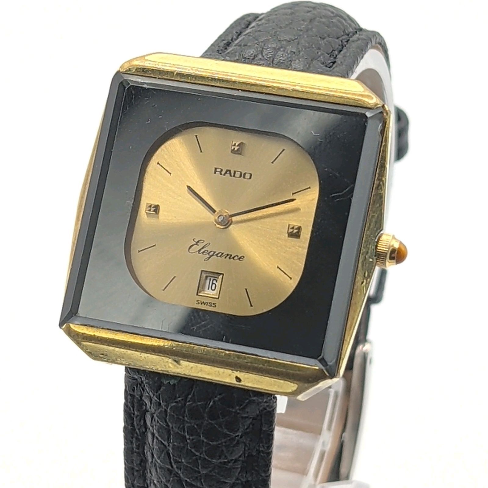 RADO Elegance 565.3071.2 Watch Automatic Men's Square Gold dial