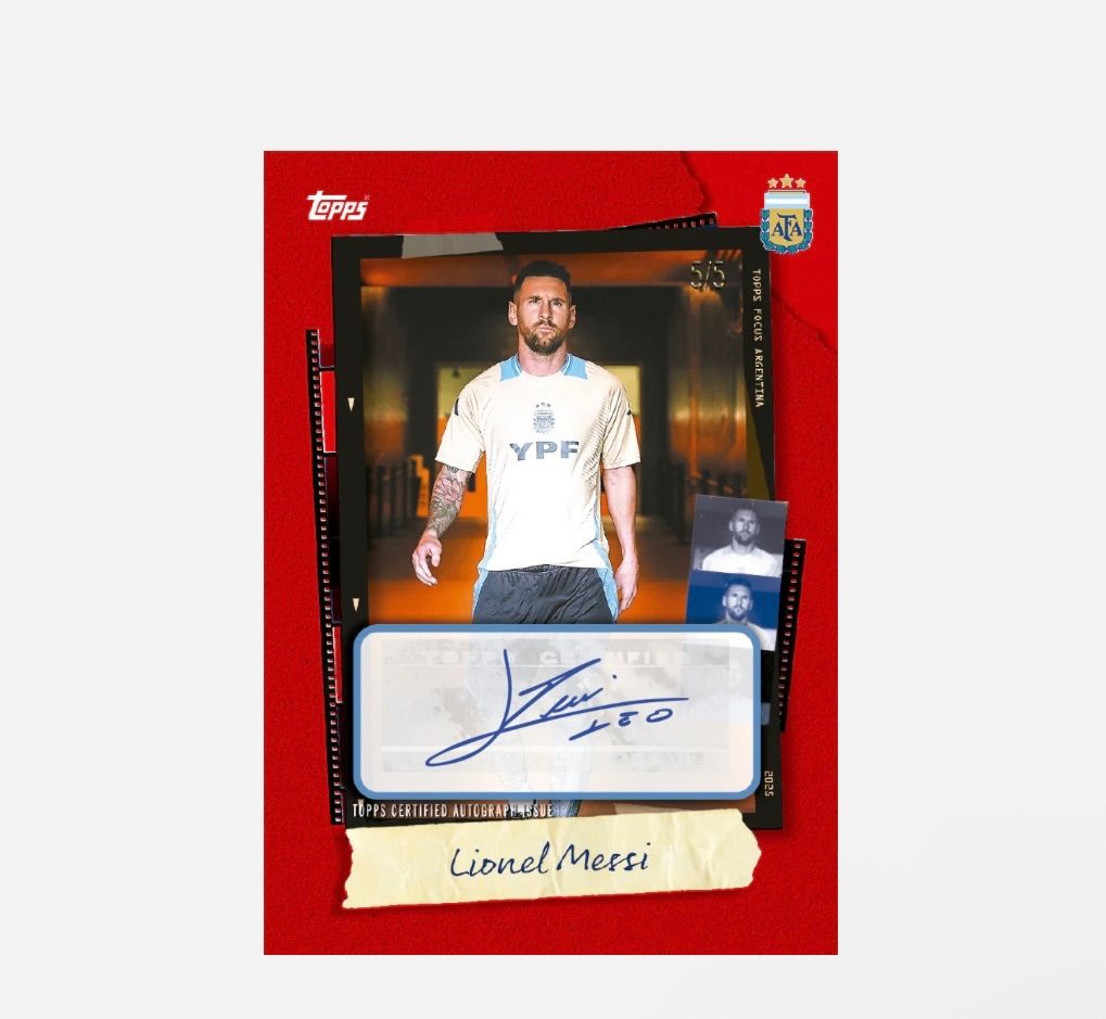  未発売 1 Box 2025 Topps Focus Argentina 17 ワールドサッカー サッカー