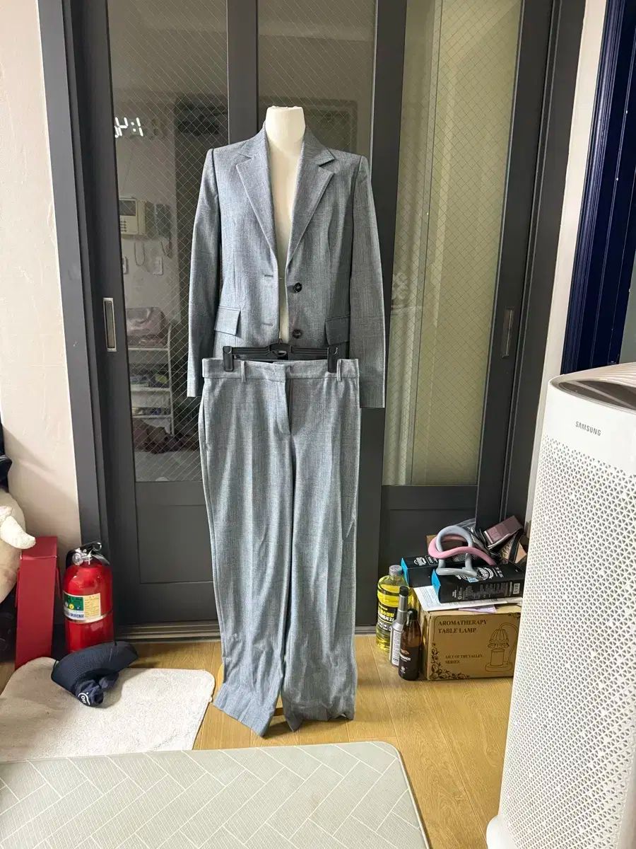 ミシャ ウール ブルースーツ セットアップ