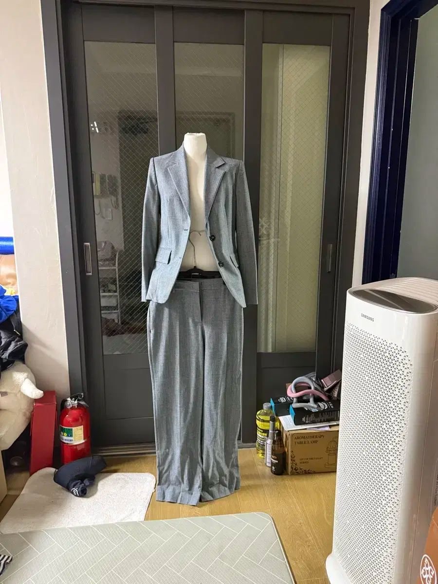 ミシャ ウール ブルースーツ セットアップ