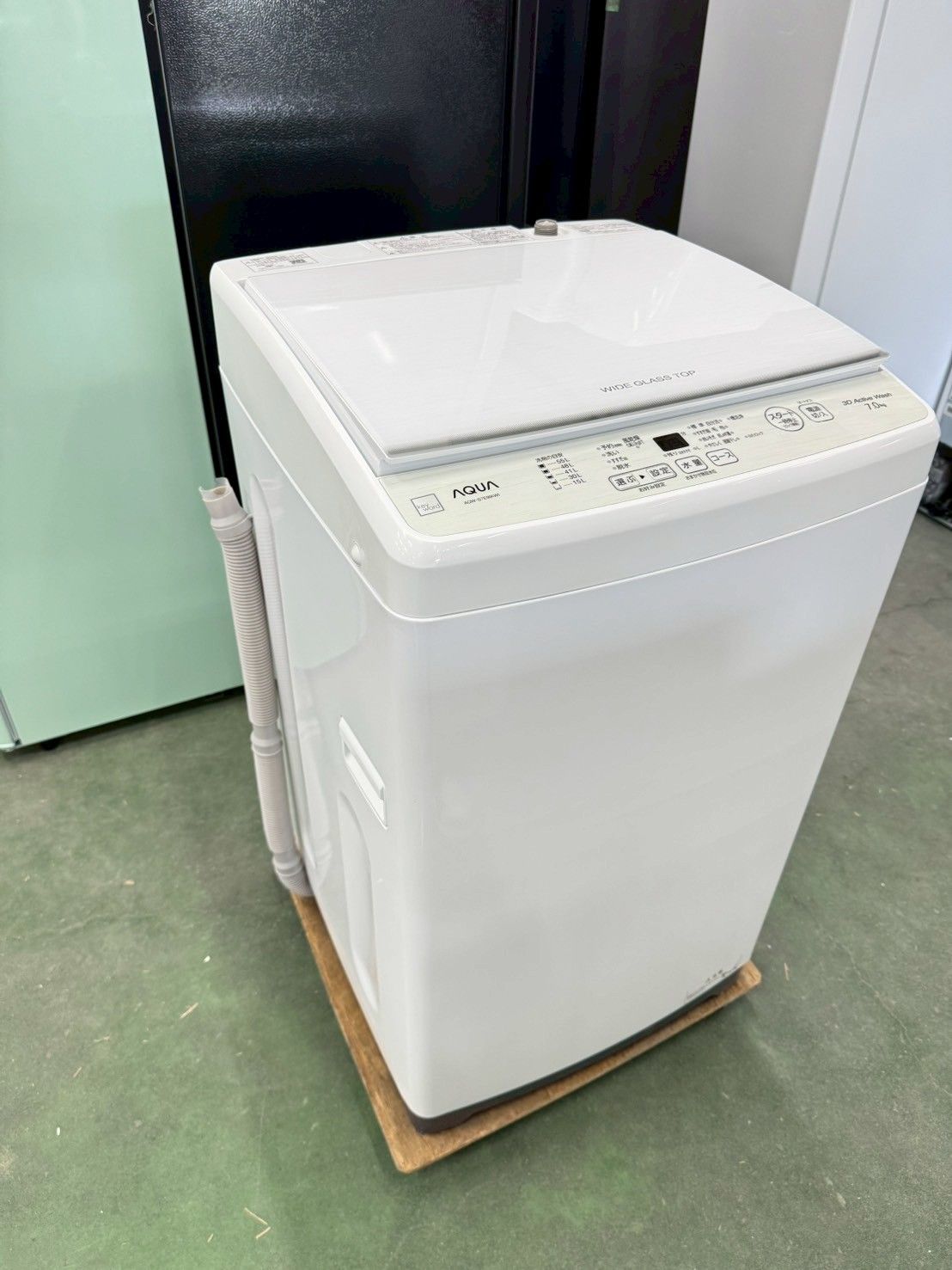 大阪 3か月保障付き 洗濯機 アクア 7 kg AQW S E 9 IS 110