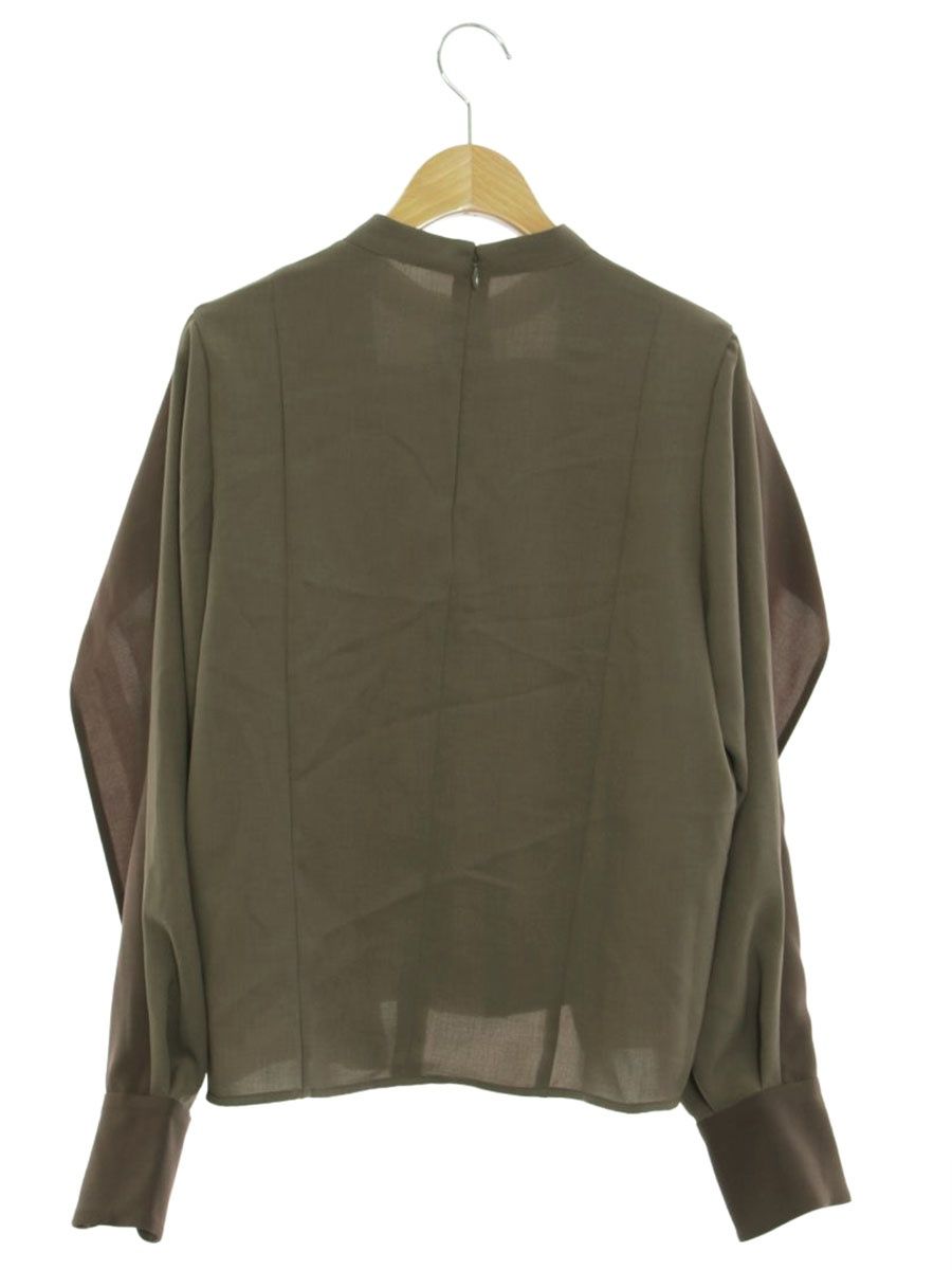 ユナイテッドトウキョウ タイインスパイアードコンビブラウス 145500008 F ブラウン IT5EWQOGLFYE