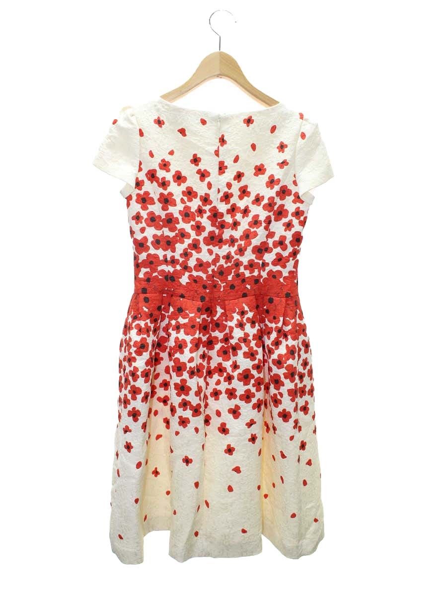 エムズグレイシー 011501 ワンピース 36 ホワイト 花柄