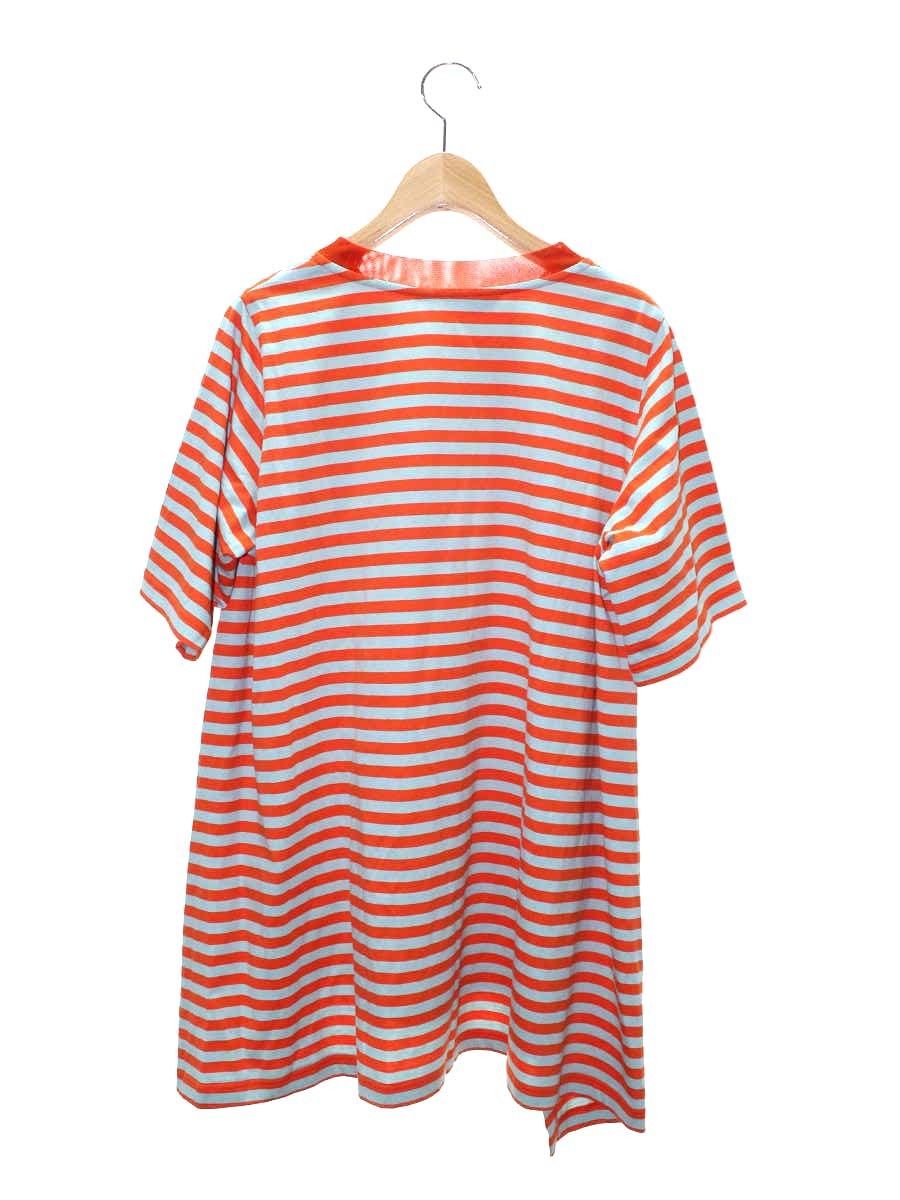 オレボレブラ 232354 チュニック M オレンジ フラワーモチーフ ボーダー IT9DDJUUN37O