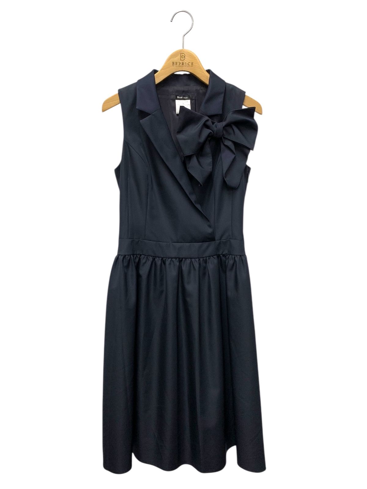 ルネ basic 5516100 ワンピース ドレス 34 ネイビー IT9CMJODNT4N