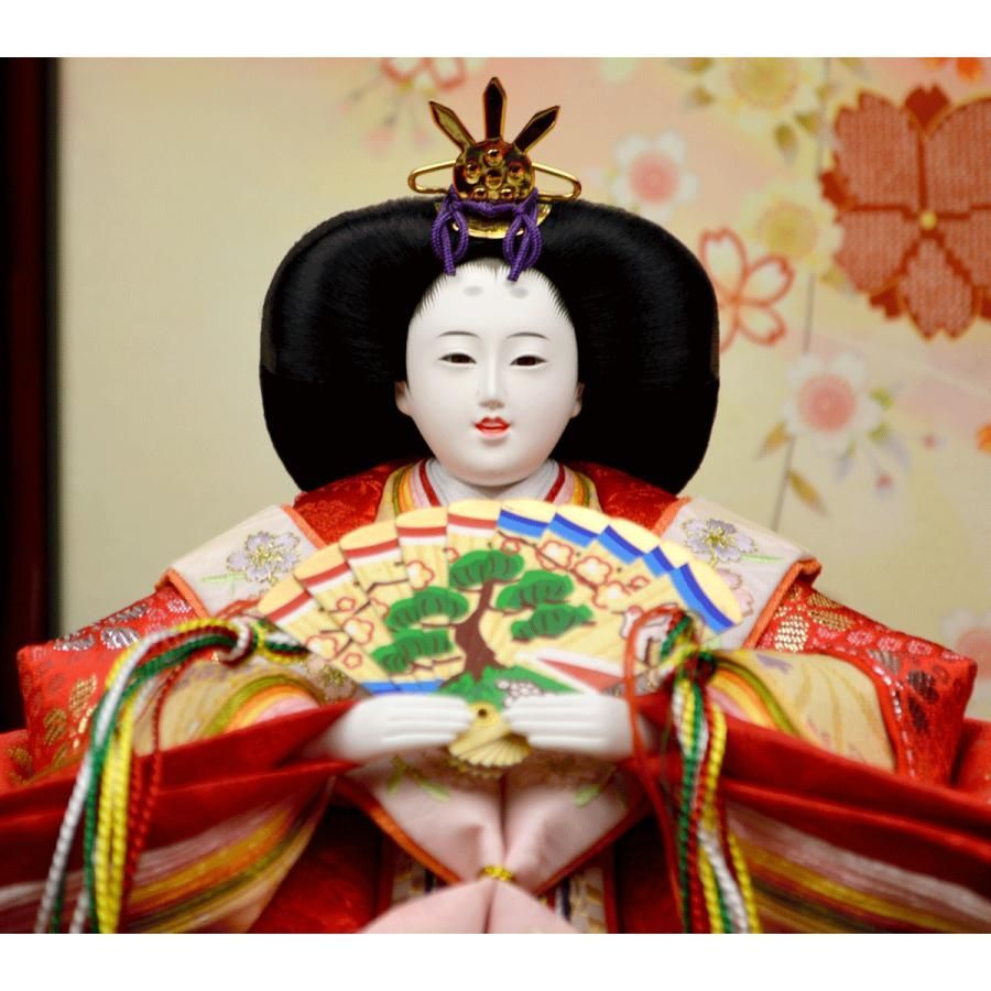 ひな人形 親王収納飾り