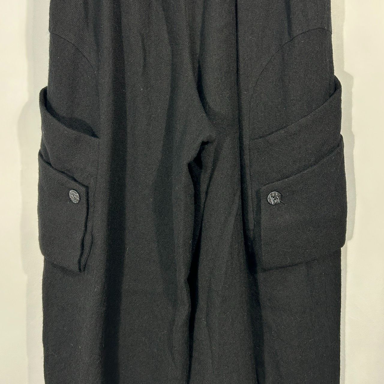 慈雨【40】ブラック ワイドパンツ カーゴパンツ 個性的 モード 人気