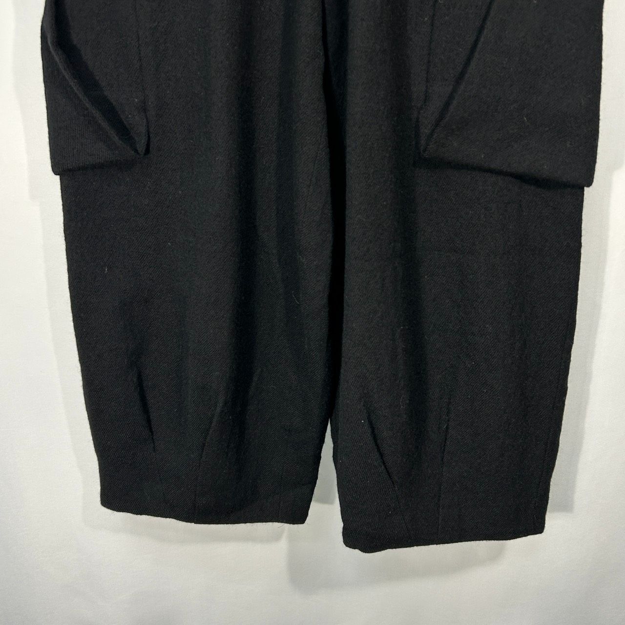 慈雨【40】ブラック ワイドパンツ カーゴパンツ 個性的 モード 人気