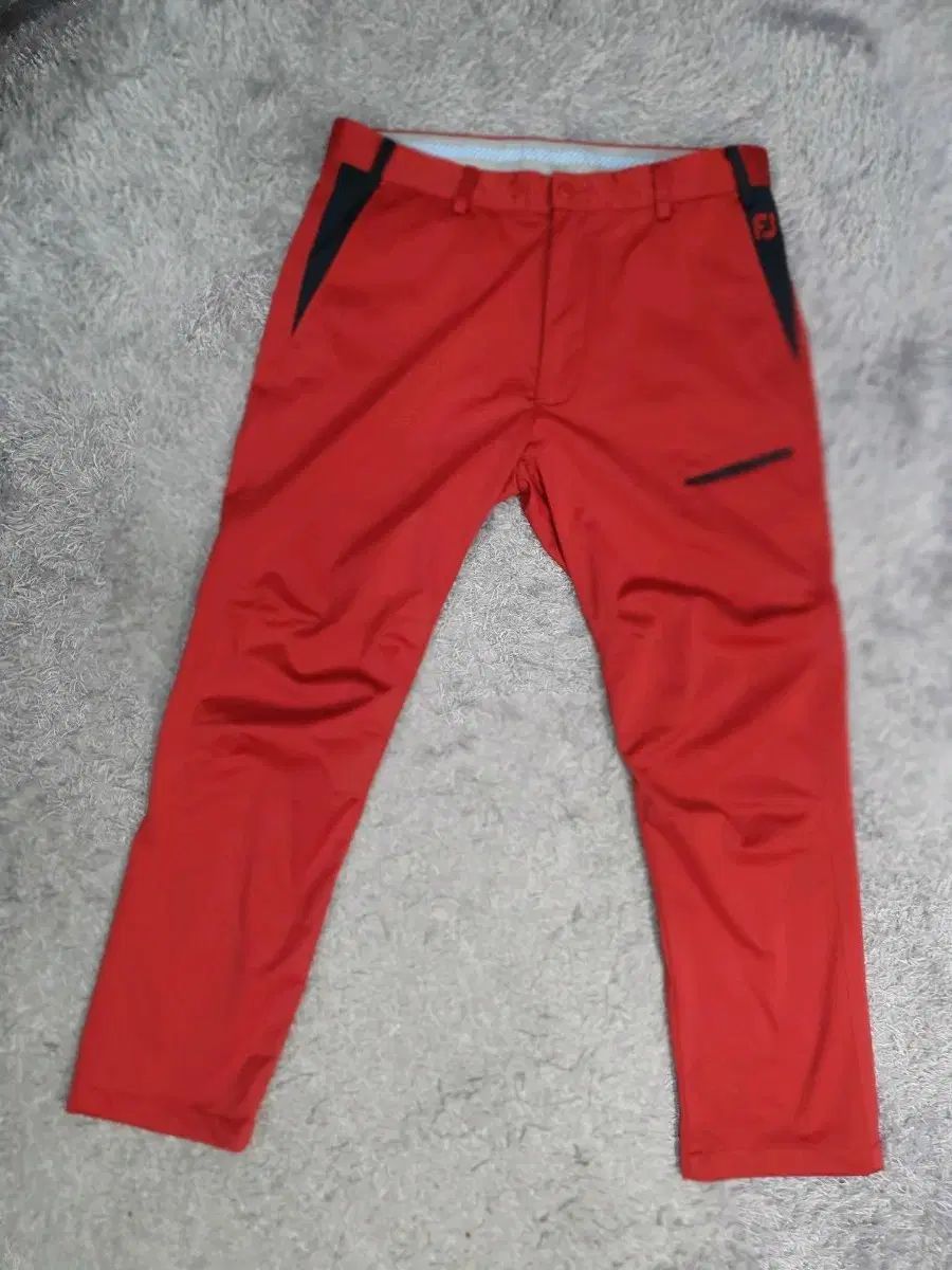 FootJoy フットジョイ ズボン ウィンドブレーカー ボンディング 防風 パンツ レッド 34