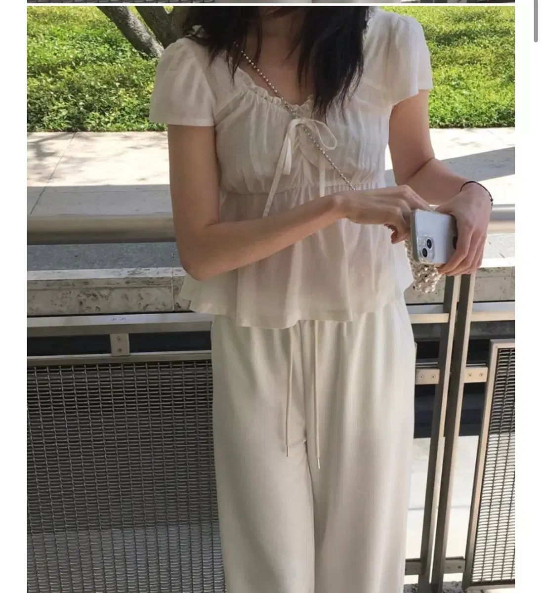 ブルーアーカイブ ブルアカ JTOU エアリー パンツ アイボリー